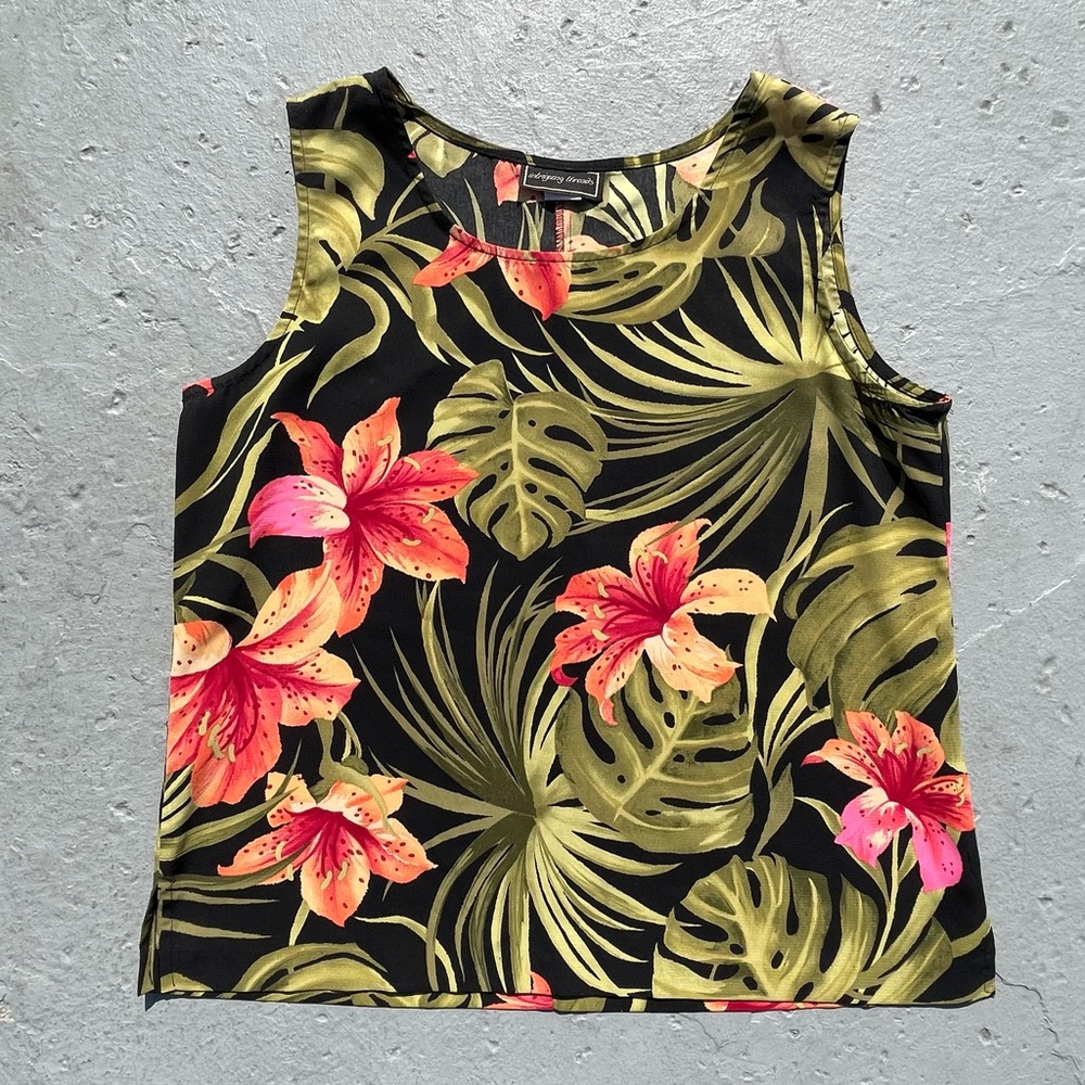 Intriguing Threads size 12 Tank top sleeveless bla